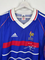 1998 FRANCE NATIONAL FOOTBALL TEAM HOME JERSEY - ZIDANE #10 (XL)