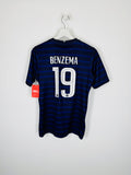 FRANCE NATIONAL FOOTBALL TEAM 2020 HOME JERSEY - BENZEMA #19 (XS)