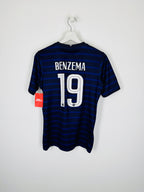 FRANCE NATIONAL FOOTBALL TEAM 2020 HOME JERSEY - BENZEMA #19 (XS)