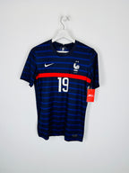 FRANCE NATIONAL FOOTBALL TEAM 2020 HOME JERSEY - BENZEMA #19 (XS)
