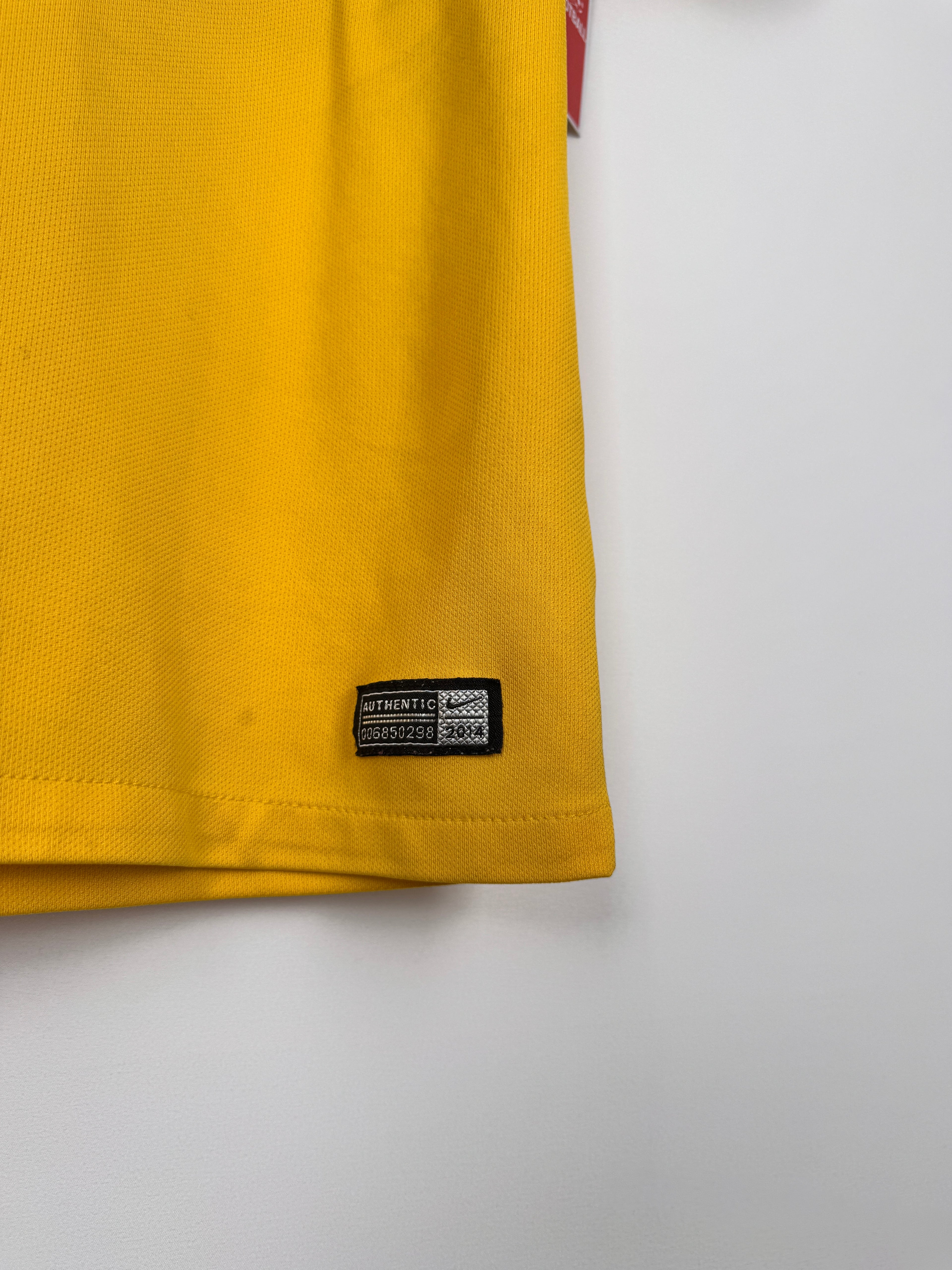 MAILLOT DE FOOTBALL BRÉSIL 2014 DOMICILE - NEYMAR JR #10 (S)