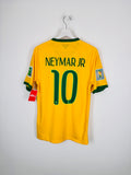 MAILLOT DE FOOTBALL BRÉSIL 2014 DOMICILE - NEYMAR JR #10 (S)