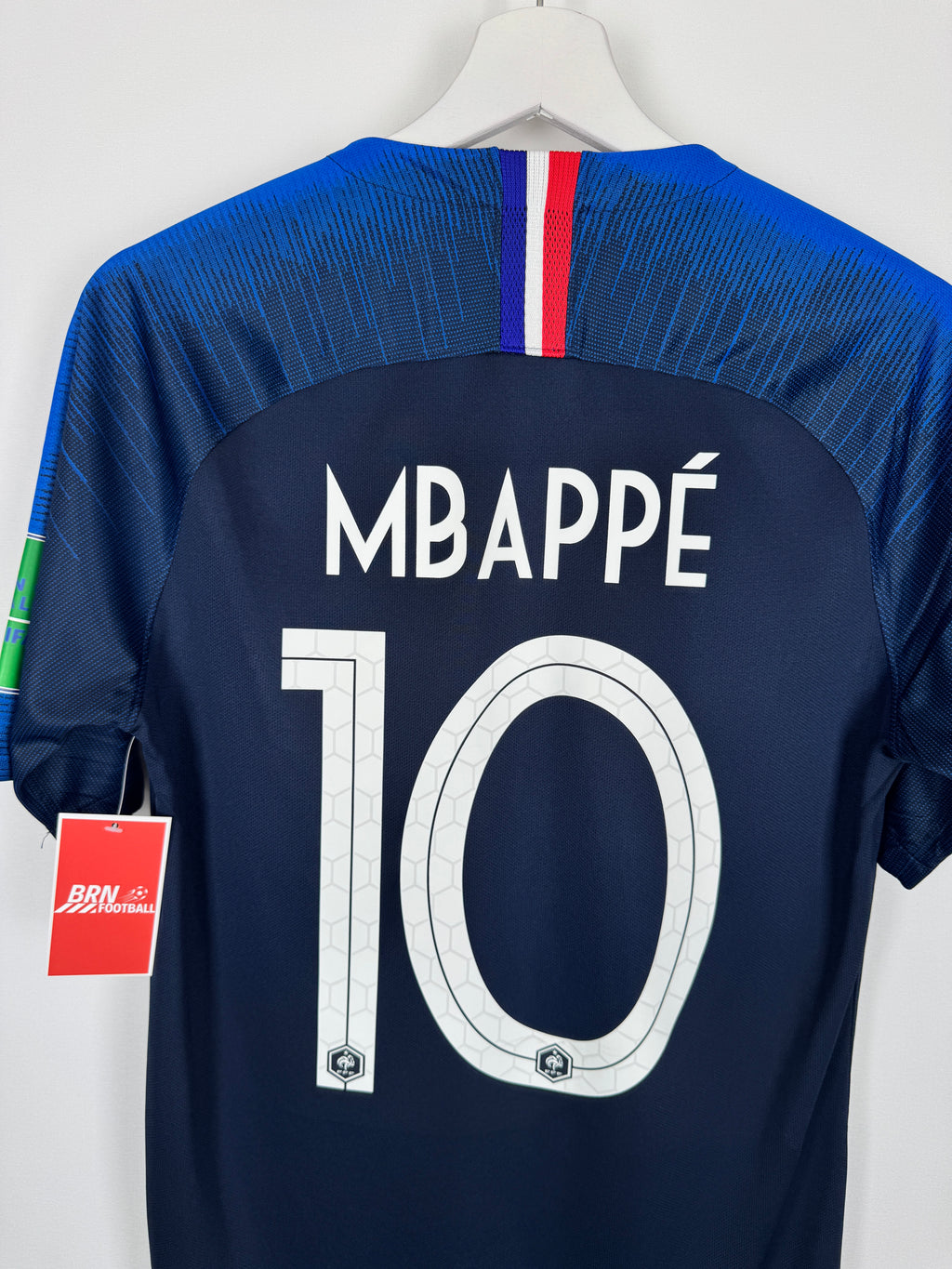 2018 FRANCE NATIONAL TEAM HOME FOOTBALL SHIRT - MBAPPÉ #10 (S)
