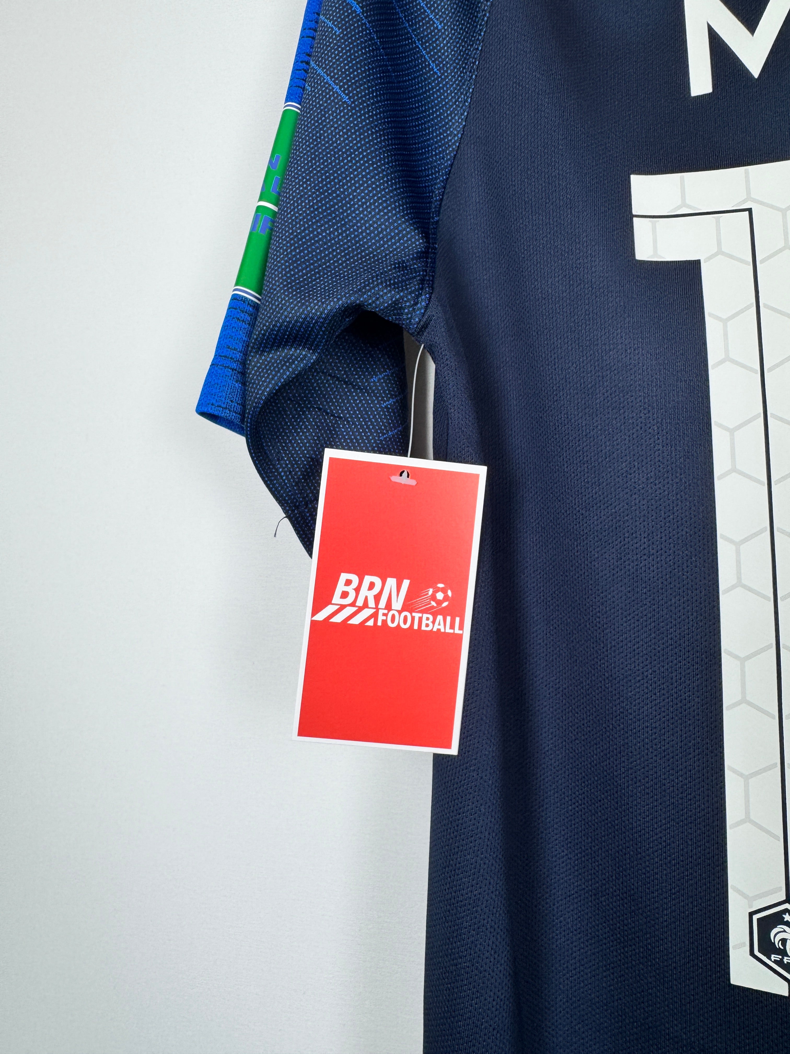 2018 FRANCE NATIONAL TEAM HOME FOOTBALL SHIRT - MBAPPÉ #10 (S)