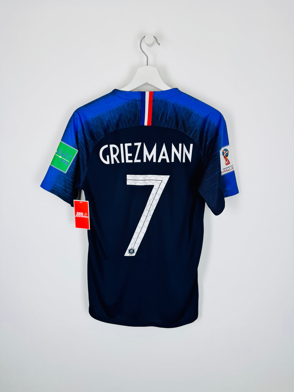 FRANCE NATIONAL FOOTBALL TEAM 2018 HOME JERSEY - GRIEZMANN #7 (S)