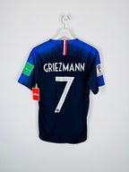 FRANCE NATIONAL FOOTBALL TEAM 2018 HOME JERSEY - GRIEZMANN #7 (S)
