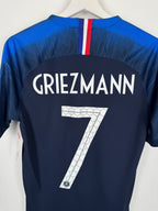 FRANCE NATIONAL FOOTBALL TEAM 2018 HOME JERSEY - GRIEZMANN #7 (S)