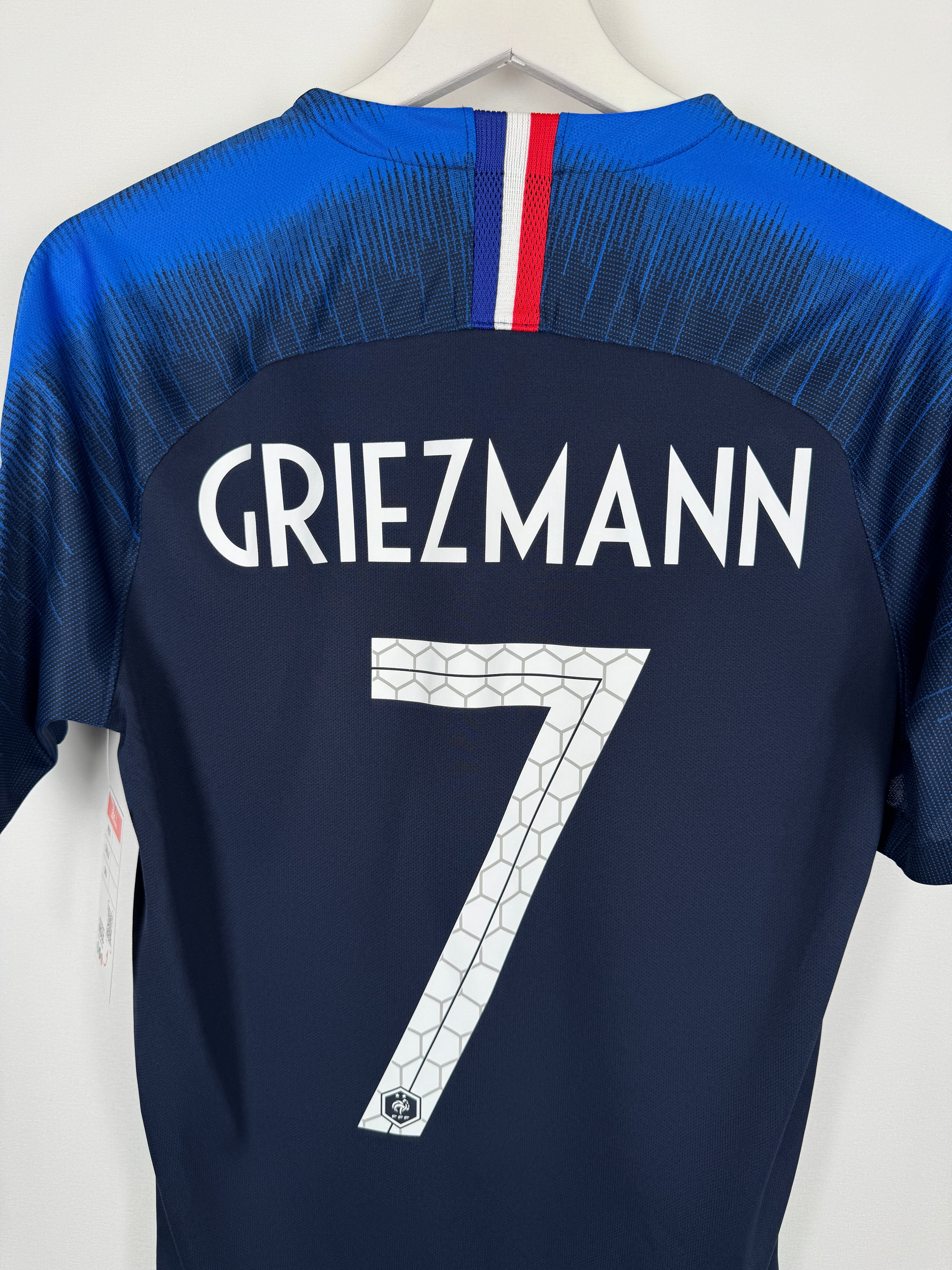 FRANCE NATIONAL FOOTBALL TEAM 2018 HOME JERSEY - GRIEZMANN #7 (S)