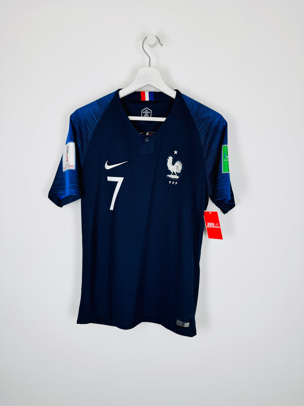 FRANCE NATIONAL FOOTBALL TEAM 2018 HOME JERSEY - GRIEZMANN #7 (S)