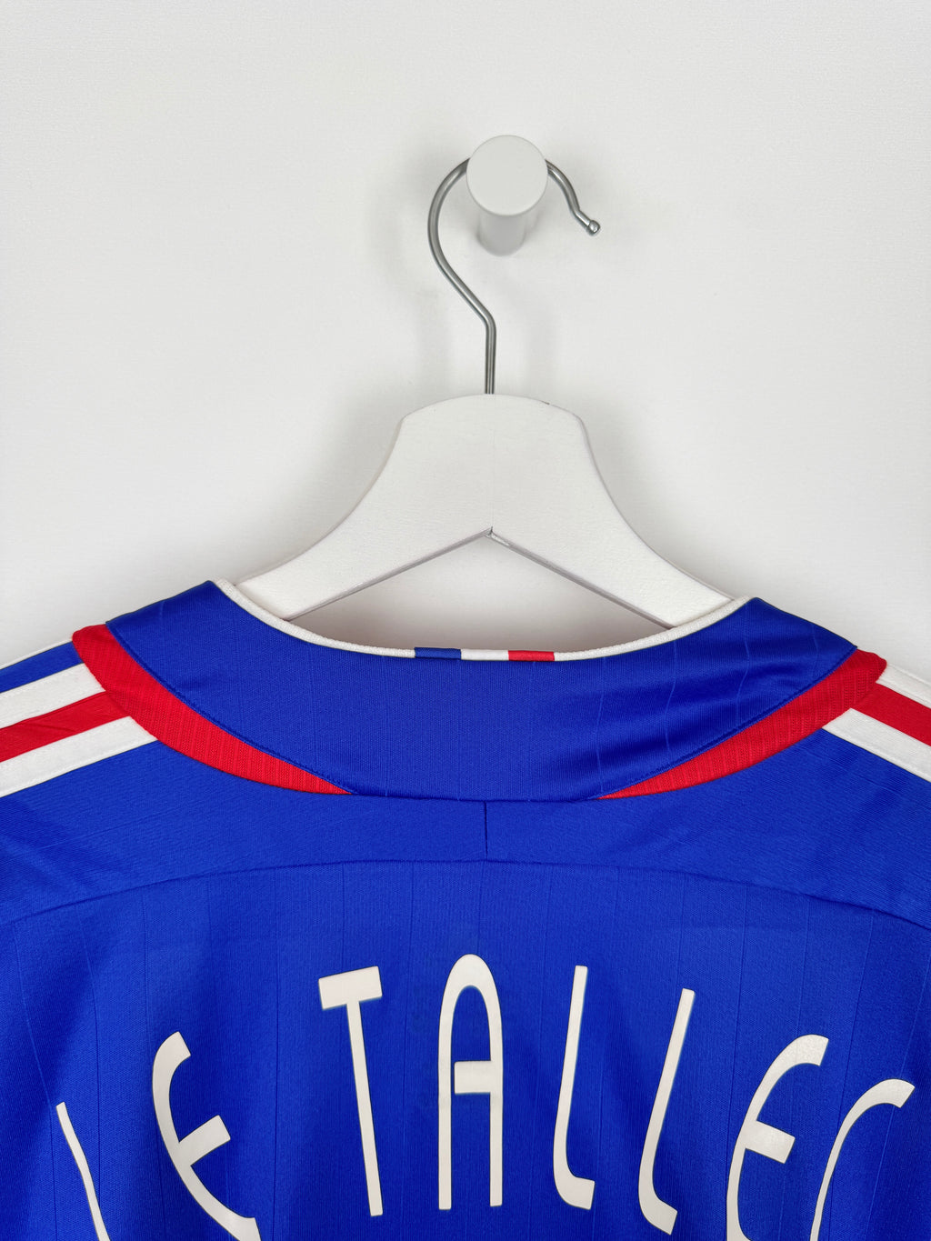 FRANCE NATIONAL FOOTBALL TEAM 2006 HOME MATCH WORN SHIRT - LE TALLEC #9 (XL)