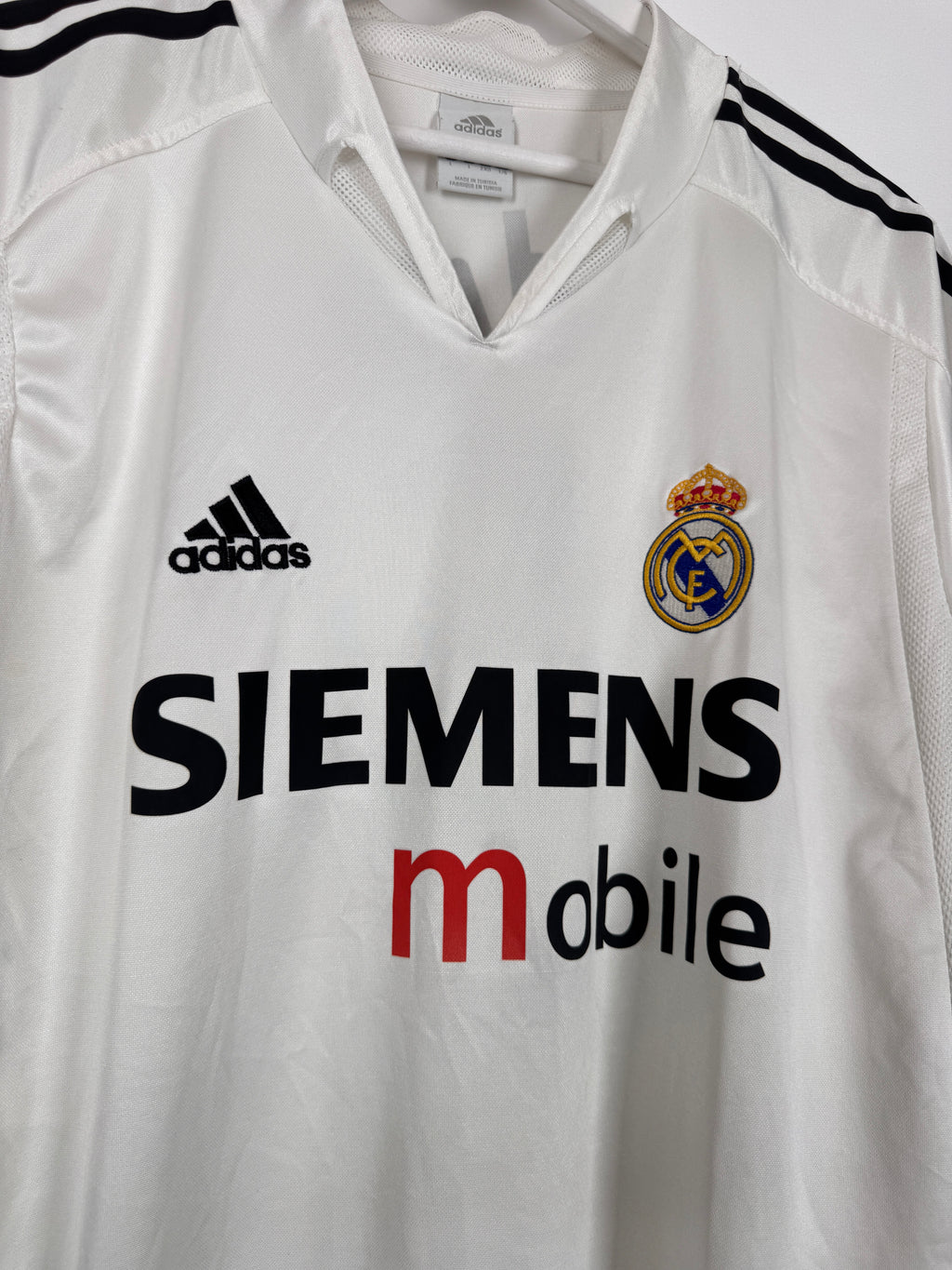 MAILLOT DE FOOTBALL REAL MADRID 2005/2006 DOMICILE - ZINÉDINE ZIDANE #5 (L)