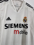 MAILLOT DE FOOTBALL REAL MADRID 2005/2006 DOMICILE - ZINÉDINE ZIDANE #5 (L)