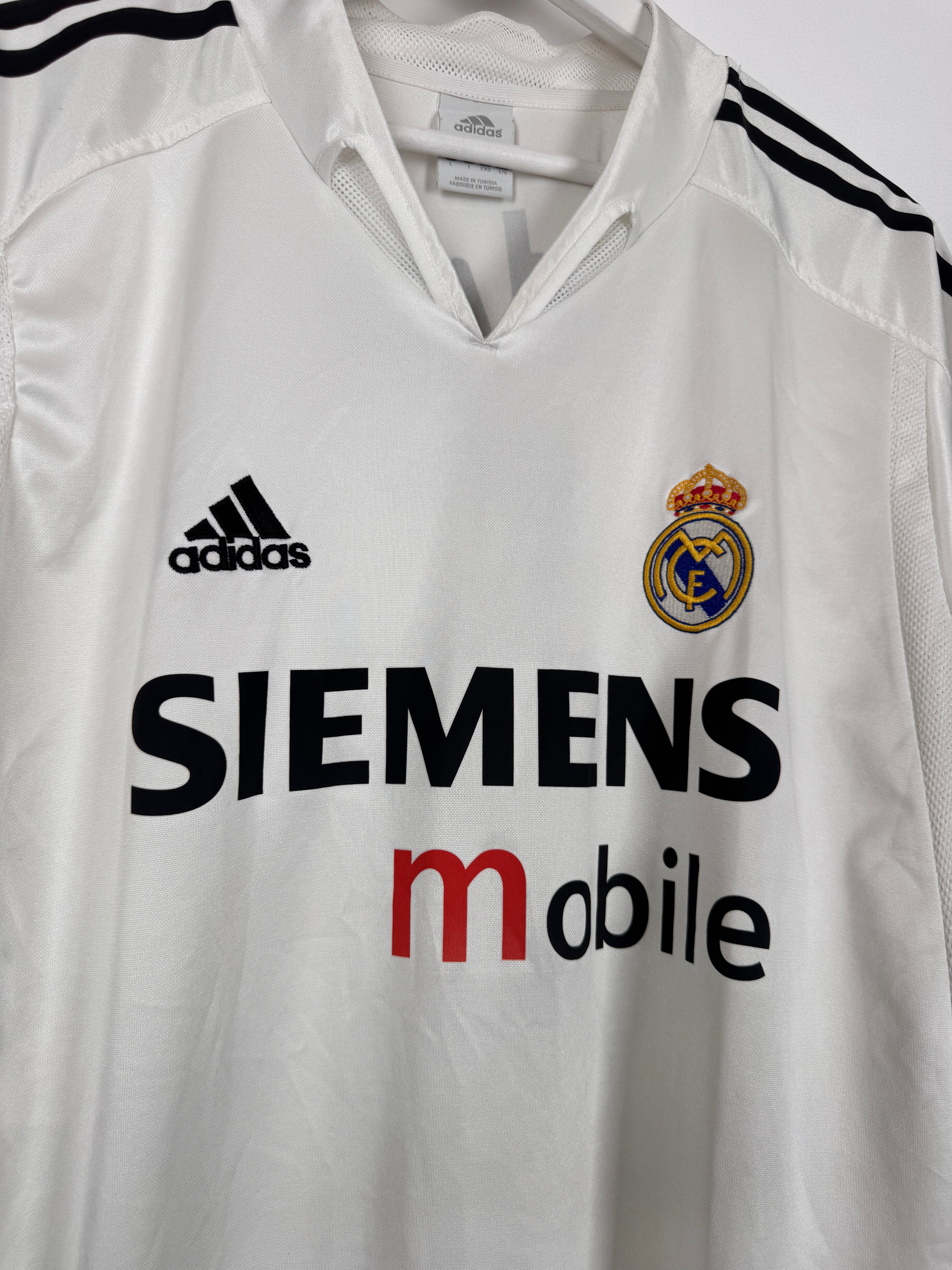 MAILLOT DE FOOTBALL REAL MADRID 2005/2006 DOMICILE - ZINÉDINE ZIDANE #5 (L)