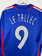 FRANCE NATIONAL FOOTBALL TEAM 2006 HOME MATCH WORN SHIRT - LE TALLEC #9 (XL)