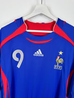 FRANCE NATIONAL FOOTBALL TEAM 2006 HOME MATCH WORN SHIRT - LE TALLEC #9 (XL)