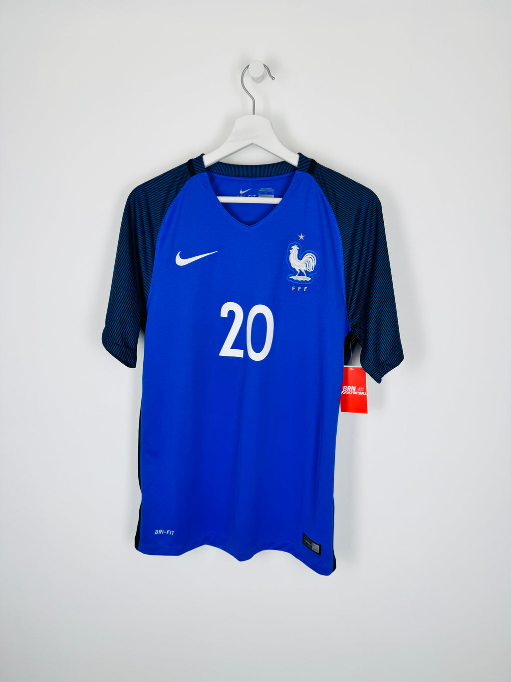 FRANCE NATIONAL FOOTBALL TEAM 2016 HOME JERSEY - MBAPPÉ #20 (S)