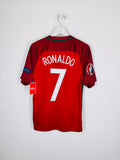 MAILLOT DE FOOTBALL PORTUGAL 2016 DOMICILE - CRISTIANO RONALDO #7 (S)