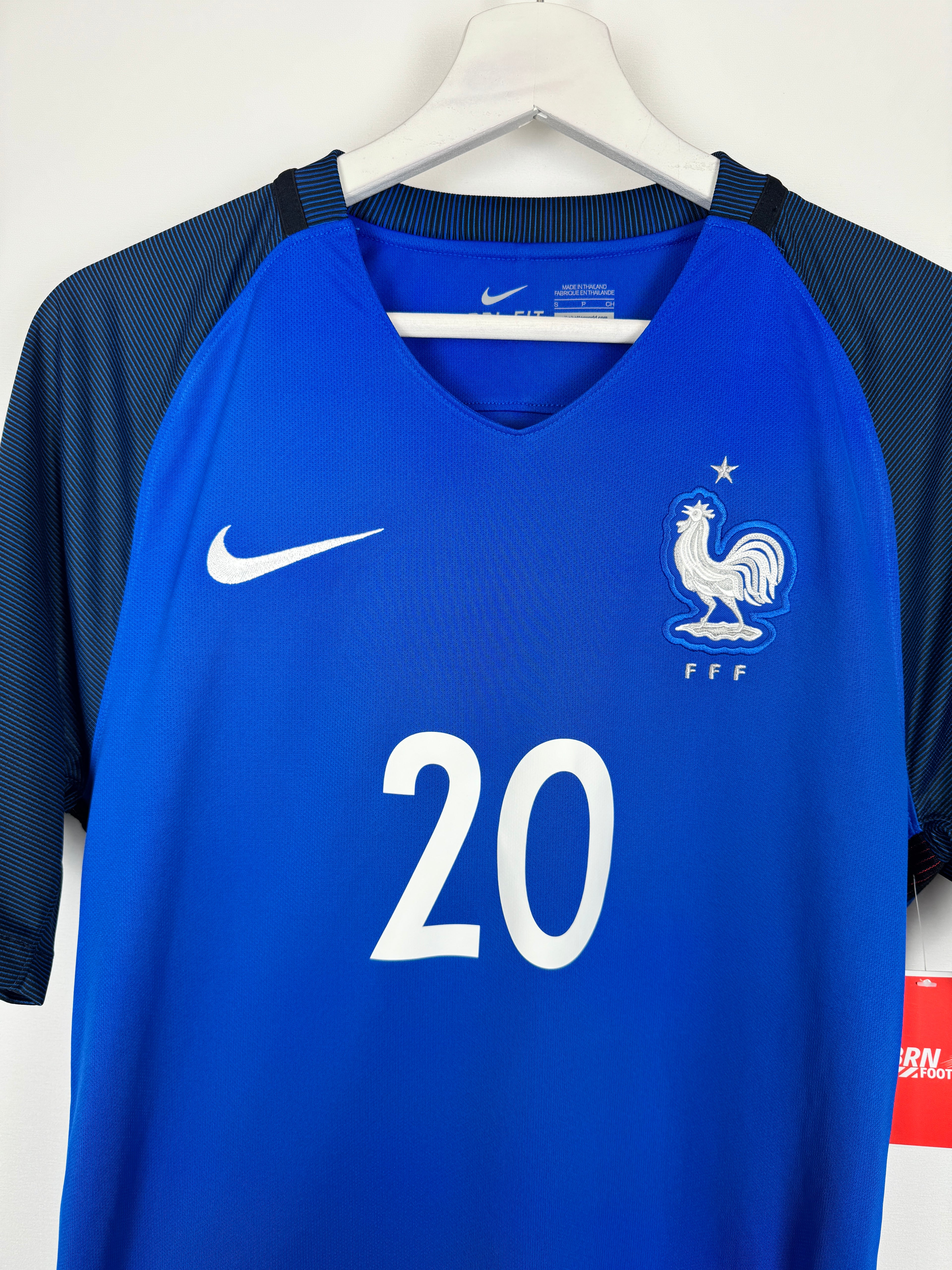 FRANCE NATIONAL FOOTBALL TEAM 2016 HOME JERSEY - MBAPPÉ #20 (S)