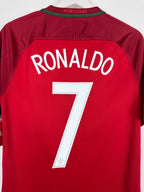 MAILLOT DE FOOTBALL PORTUGAL 2016 DOMICILE - CRISTIANO RONALDO #7 (S)