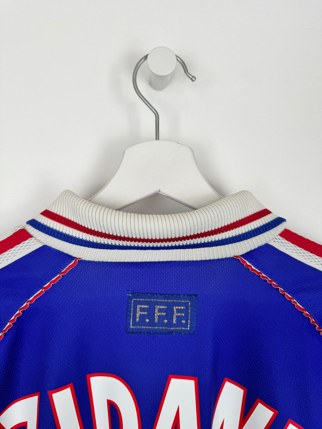 1998 FRANCE NATIONAL FOOTBALL TEAM HOME JERSEY - ZIDANE #10 (XL)