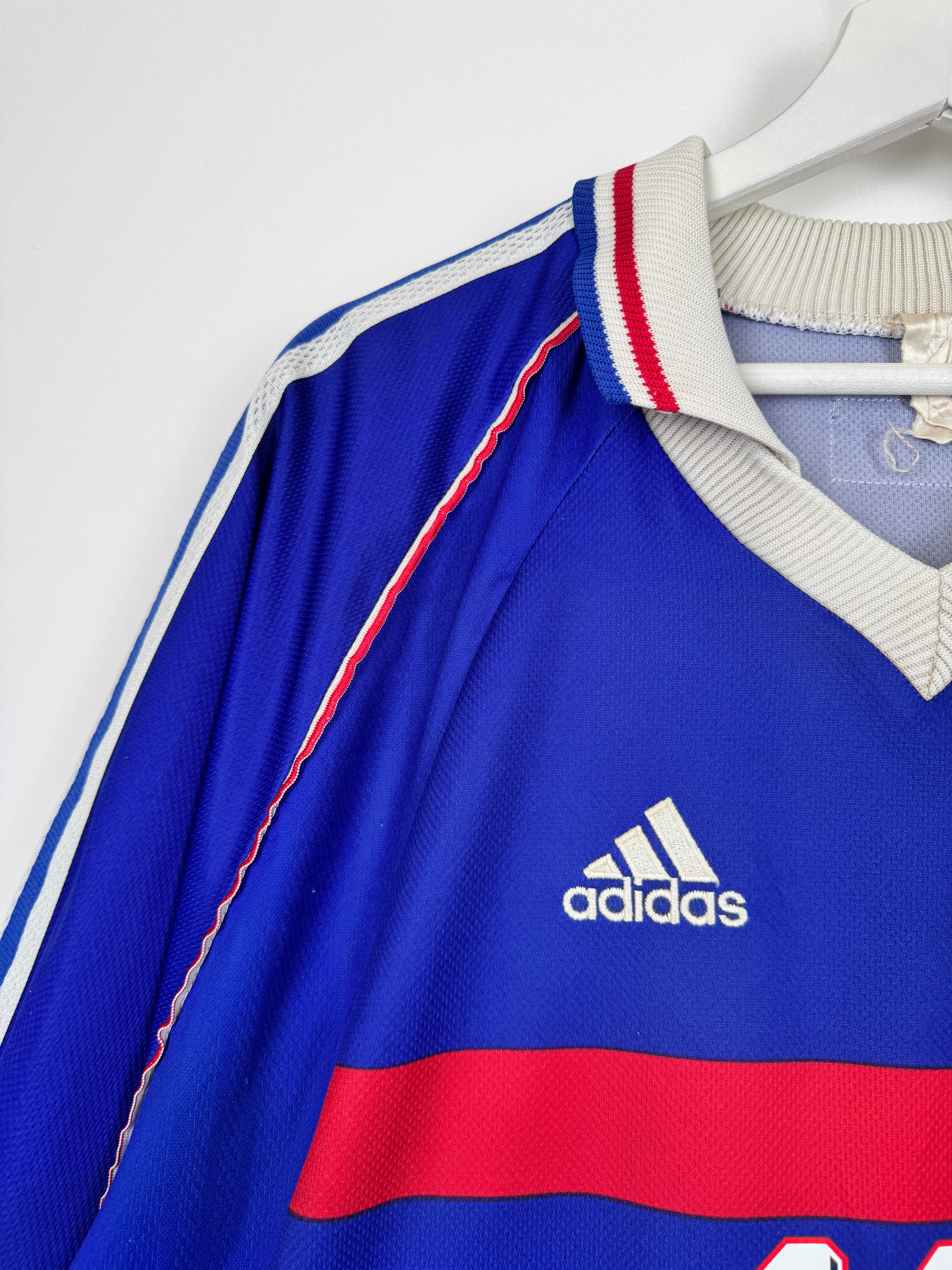 CAMISETA DE FÚTBOL SELECCIÓN DE FRANCIA 1998 LOCAL - ZIDANE #10 (XL)