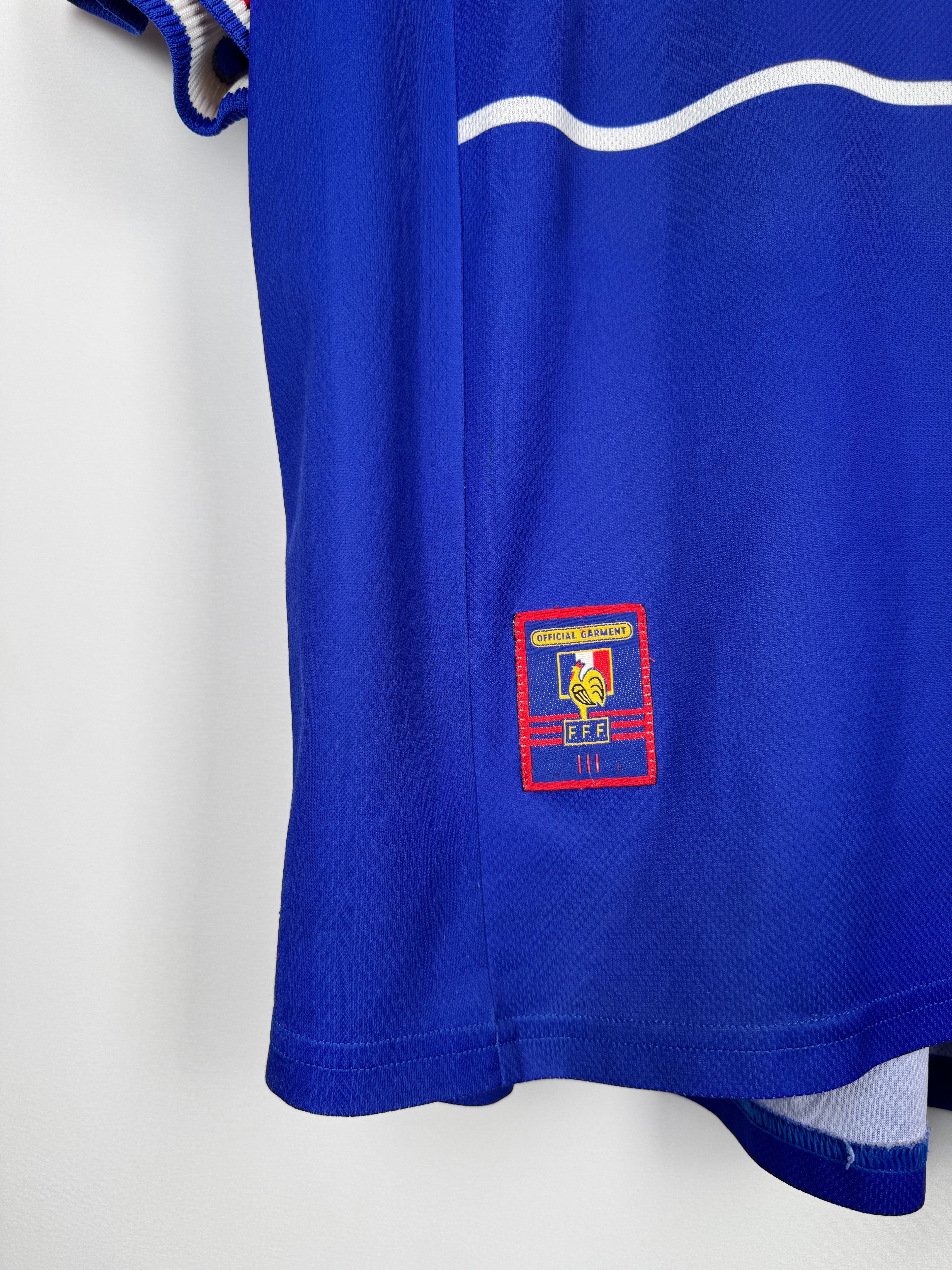 1998 FRANCE NATIONAL FOOTBALL TEAM HOME JERSEY - ZIDANE #10 (XL)