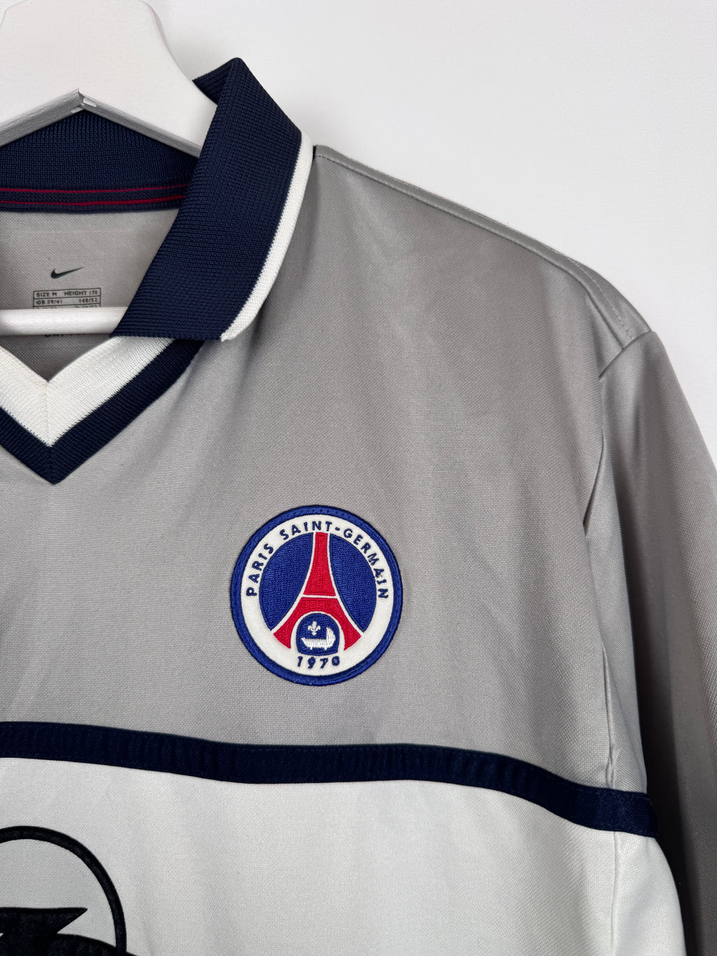 MAILLOT DE FOOTBALL PSG 2000/2001 EXTÉRIEUR OPEL (M)