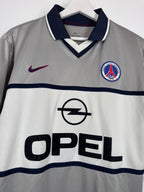 MAILLOT DE FOOTBALL PSG 2000/2001 EXTÉRIEUR OPEL (M)