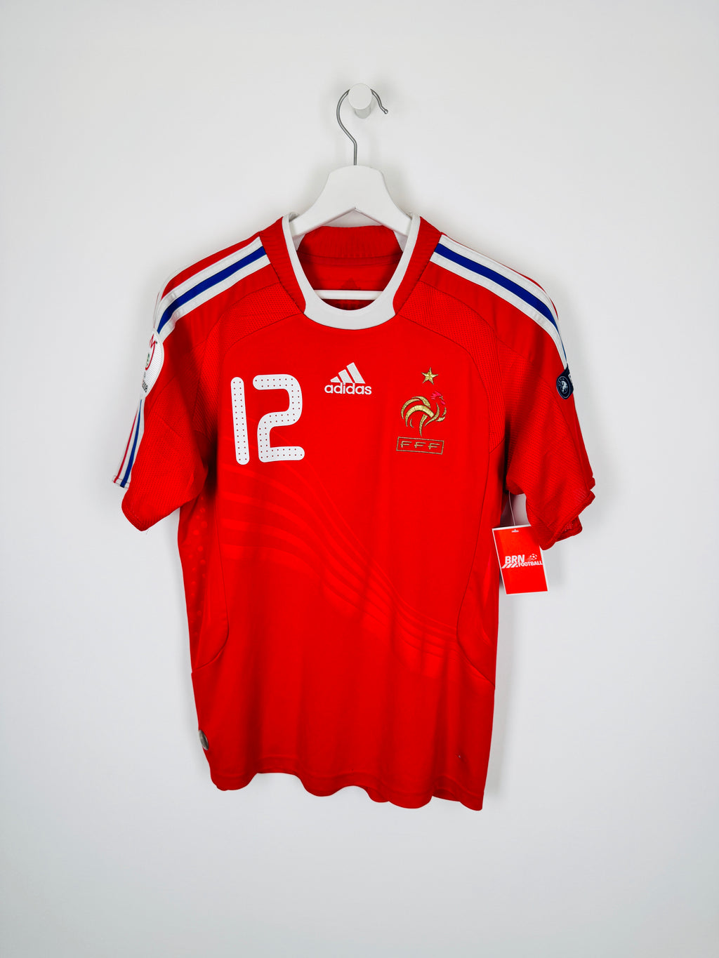 2008 FRANCE NATIONAL FOOTBALL TEAM AWAY JERSEY - HENRY #12 (S)