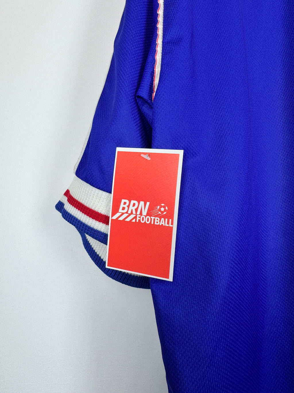 FRANCE NATIONAL FOOTBALL TEAM 1998 HOME JERSEY - DJORKAEFF #6 (XL)