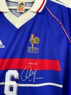 FRANCE NATIONAL FOOTBALL TEAM 1998 HOME JERSEY - DJORKAEFF #6 (XL)