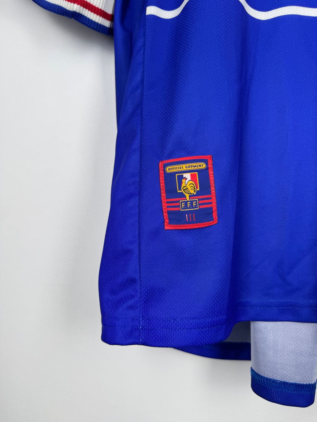 FRANCE NATIONAL FOOTBALL TEAM 1998 HOME JERSEY - DJORKAEFF #6 (XL)