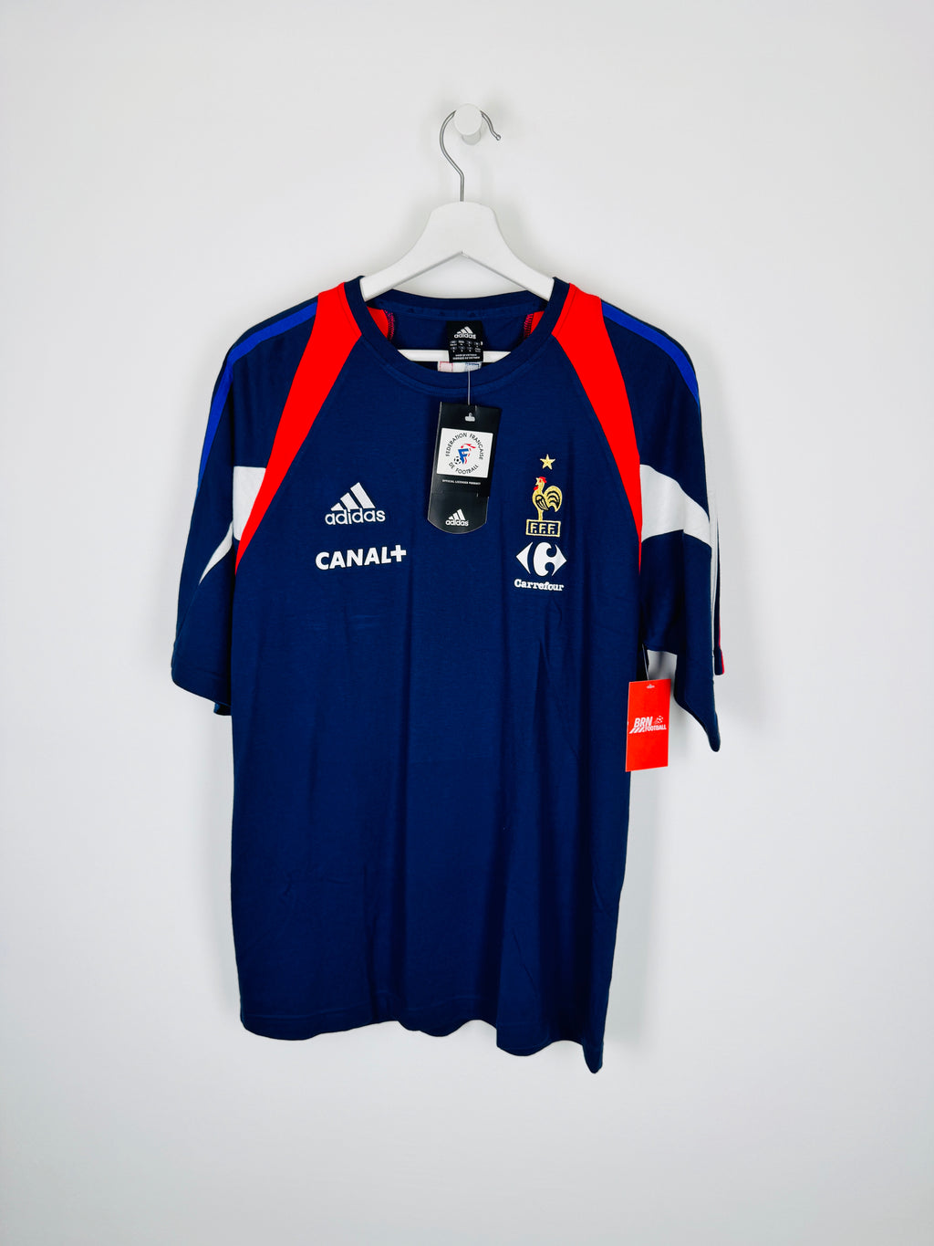 FRANCE NATIONAL FOOTBALL TEAM 2000 TRAINING JERSEY NEW PRO STOCK (M)