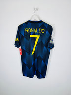 MANCHESTER UNITED 2021/2022 THIRD FOOTBALL JERSEY - RONALDO #7 (M)