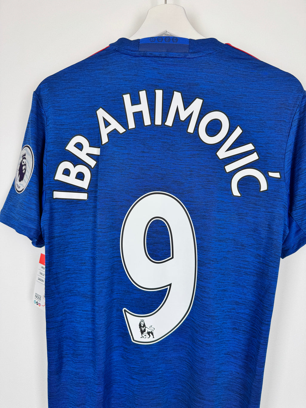 MANCHESTER UNITED 2016/2017 AWAY FOOTBALL SHIRT - IBRAHIMOVIC #9 (S)