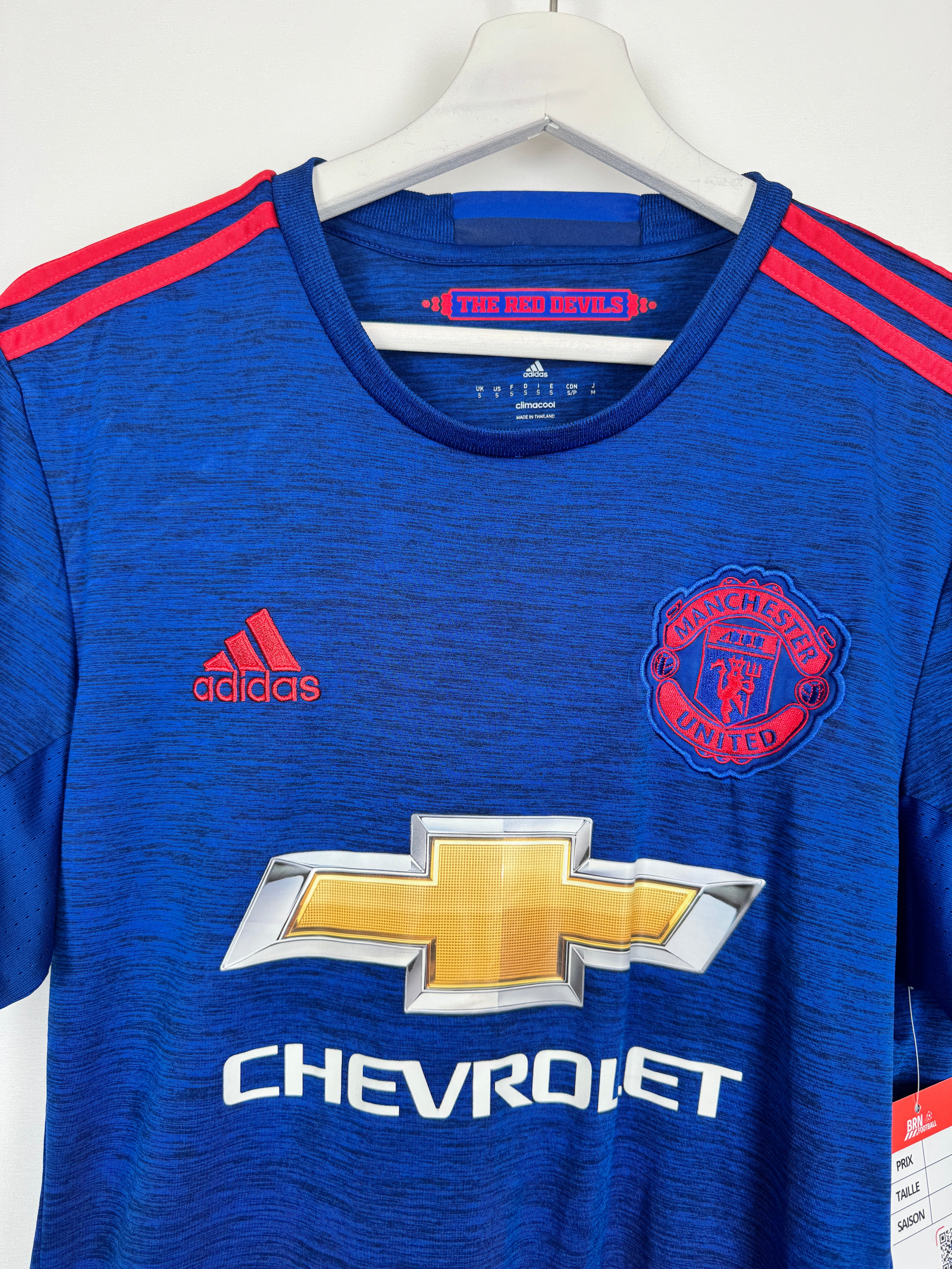 MANCHESTER UNITED 2016/2017 AWAY FOOTBALL SHIRT - IBRAHIMOVIC #9 (S)