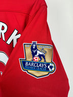 MANCHESTER UNITED 2011/2012 HOME FOOTBALL JERSEY - J.S.PARK #13 (S)