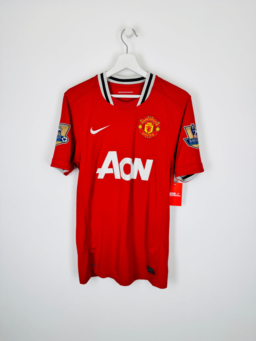 MANCHESTER UNITED 2011/2012 HOME FOOTBALL JERSEY - J.S.PARK #13 (S)
