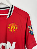 MANCHESTER UNITED 2011/2012 HOME FOOTBALL JERSEY - J.S.PARK #13 (S)