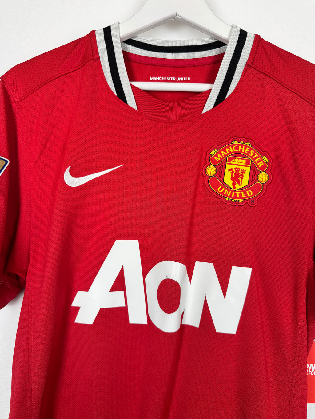 MANCHESTER UNITED 2011/2012 HOME FOOTBALL JERSEY - J.S.PARK #13 (S)