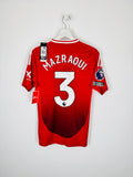NEW MANCHESTER UNITED FOOTBALL JERSEY 2024/2025 HOME - MAZRAOUI #3 (S)
