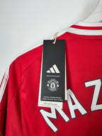NEW MANCHESTER UNITED FOOTBALL JERSEY 2024/2025 HOME - MAZRAOUI #3 (S)