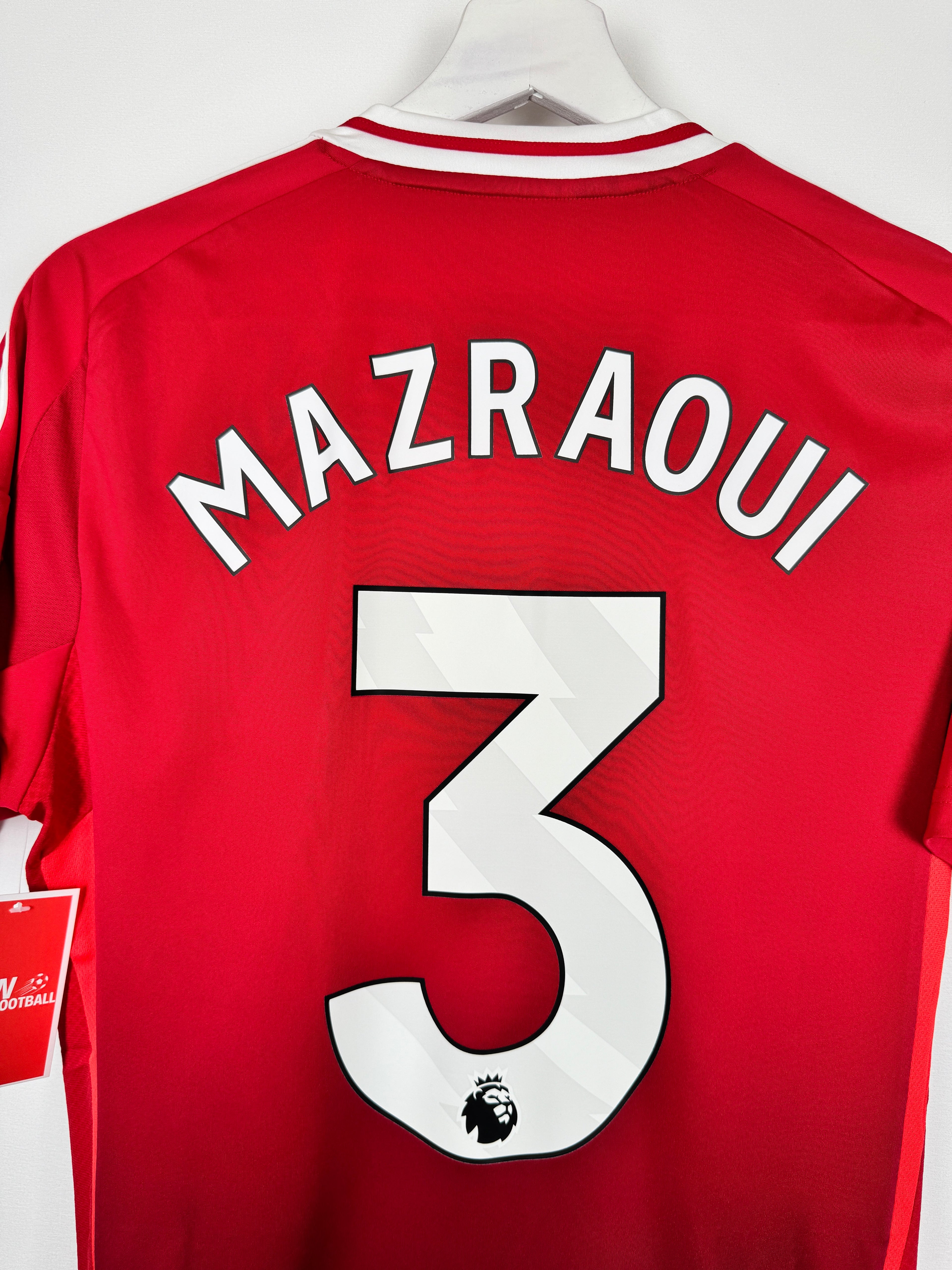 NEW MANCHESTER UNITED FOOTBALL JERSEY 2024/2025 HOME - MAZRAOUI #3 (S)