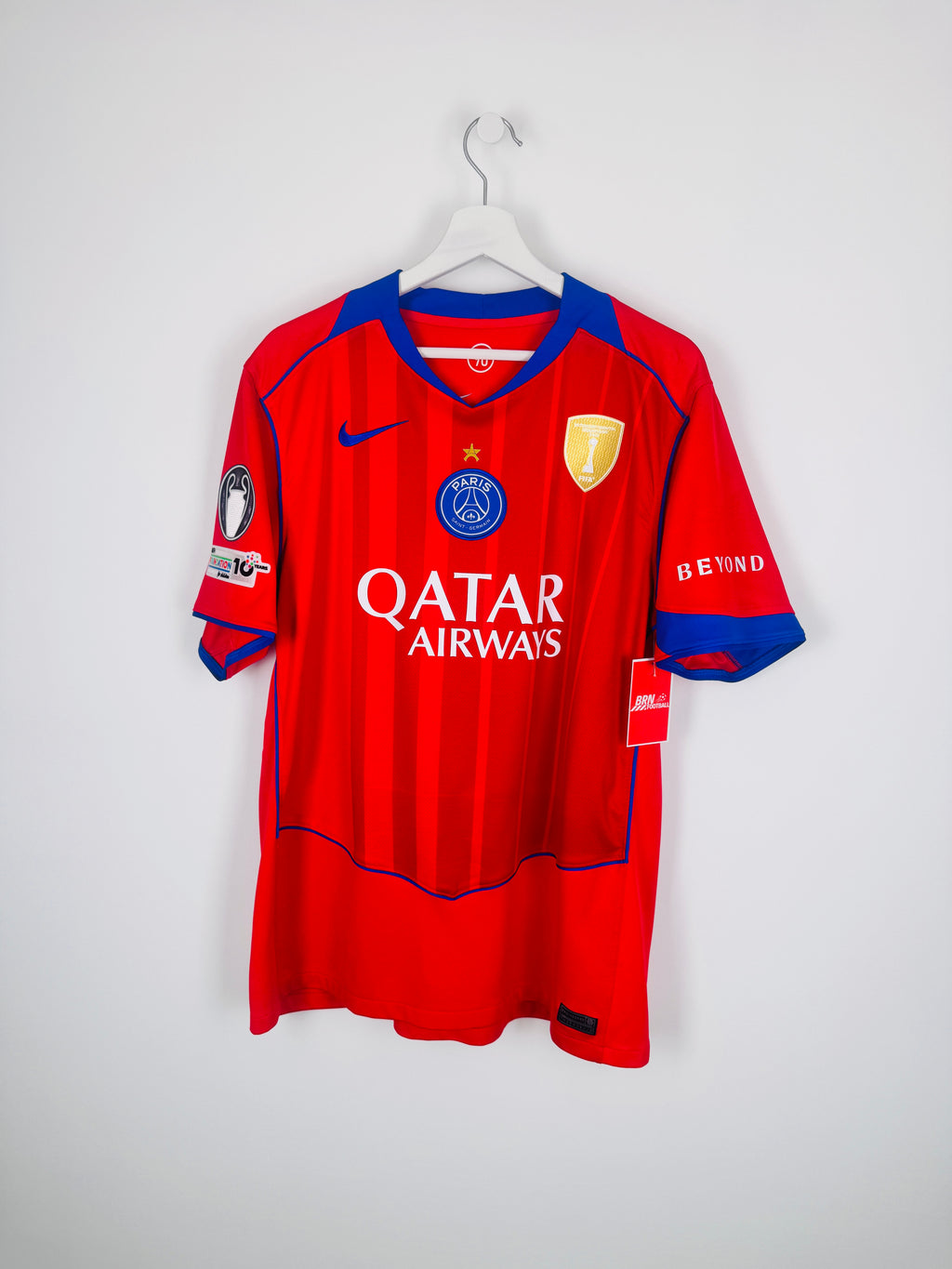 PSG FOOTBALL JERSEY 1997/1998 HOME - NGOTTY #4 (S)