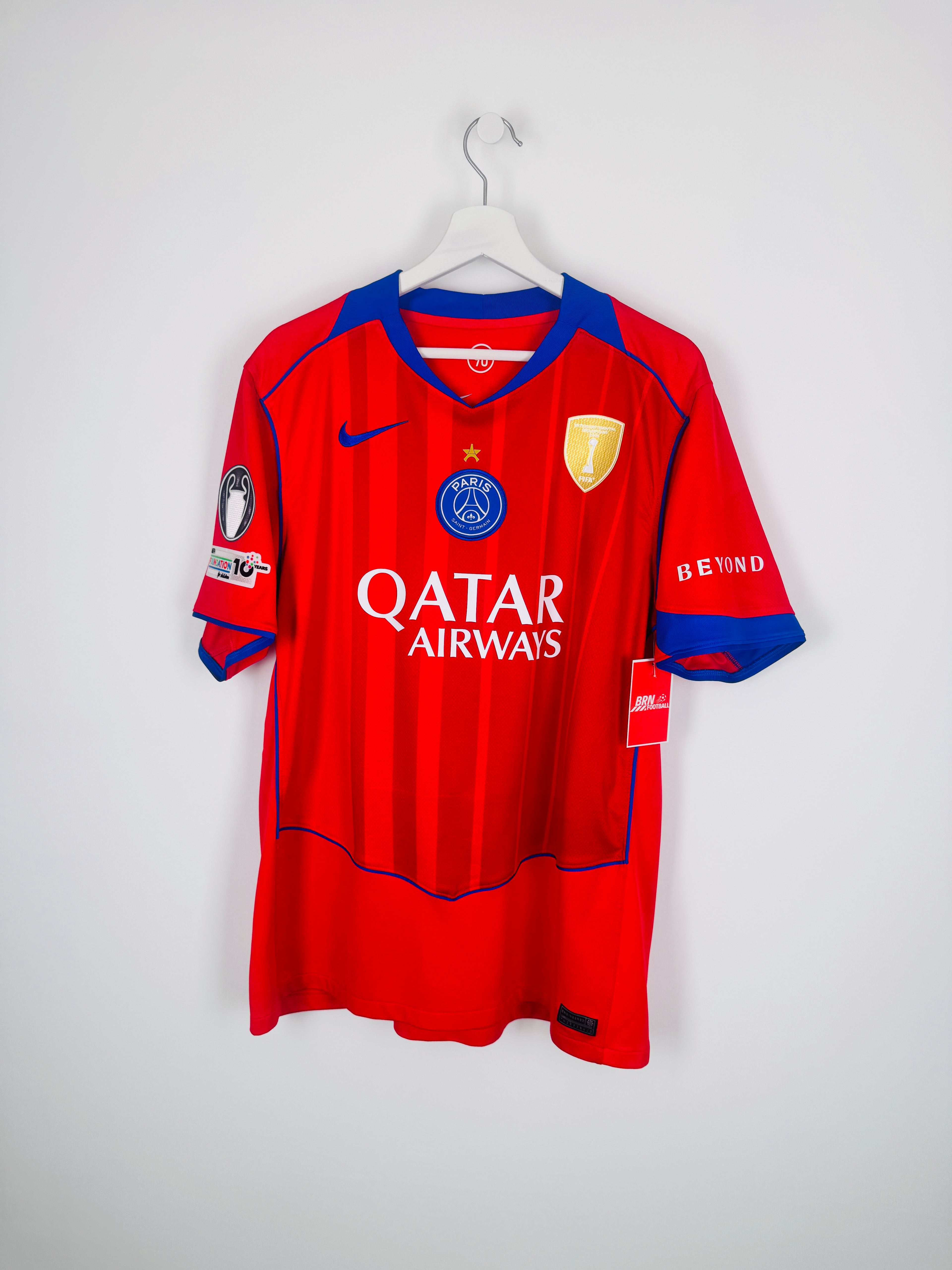 PSG FOOTBALL JERSEY 1997/1998 HOME - NGOTTY #4 (S)