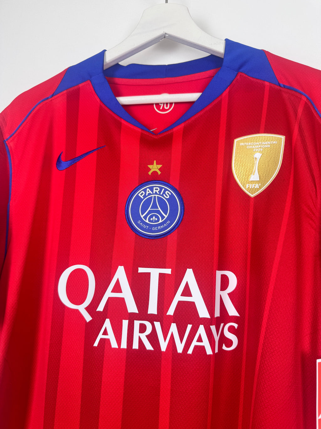 PSG FOOTBALL JERSEY 1997/1998 HOME - NGOTTY #4 (S)
