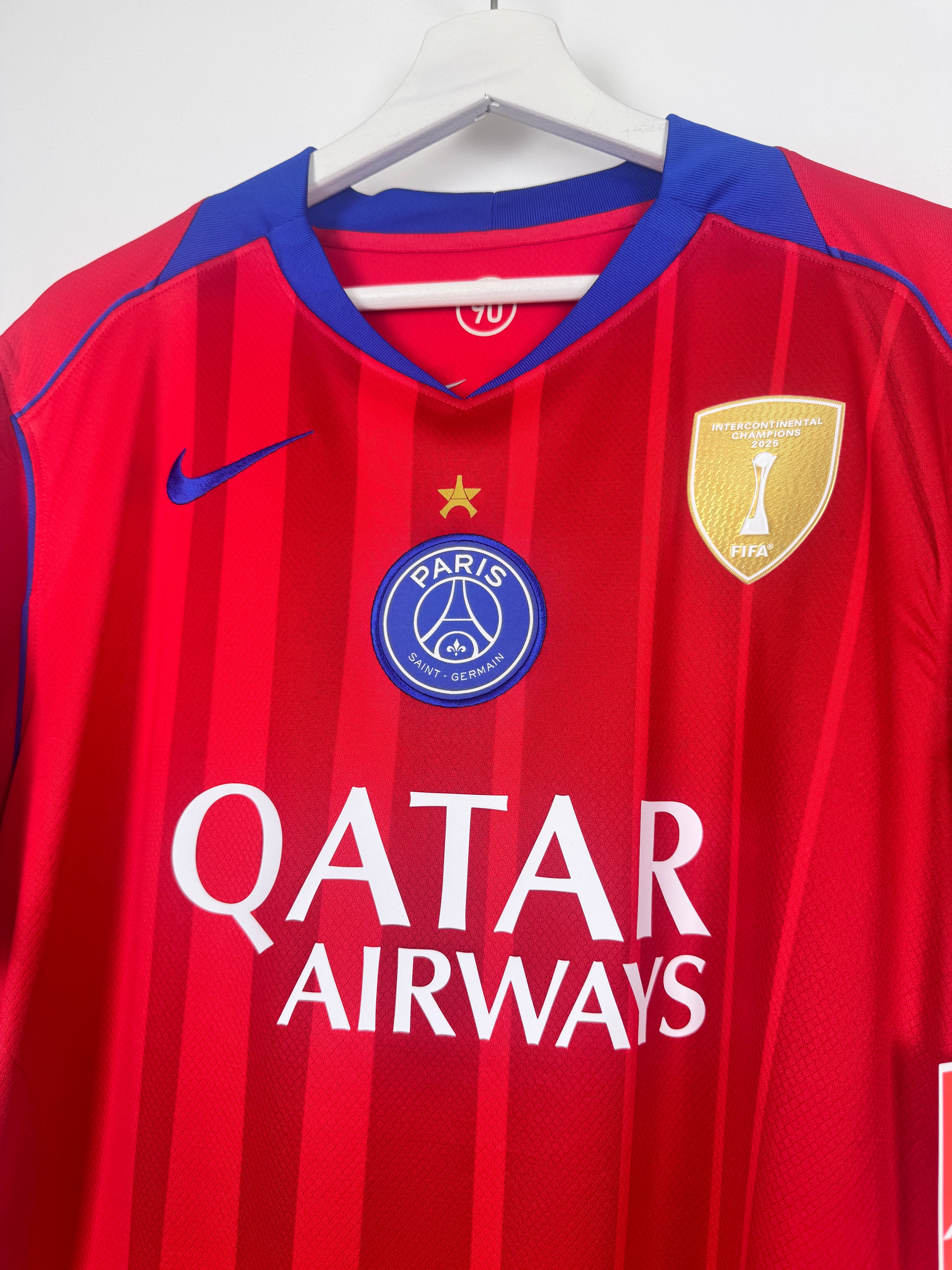 PSG FOOTBALL JERSEY 1997/1998 HOME - NGOTTY #4 (S)
