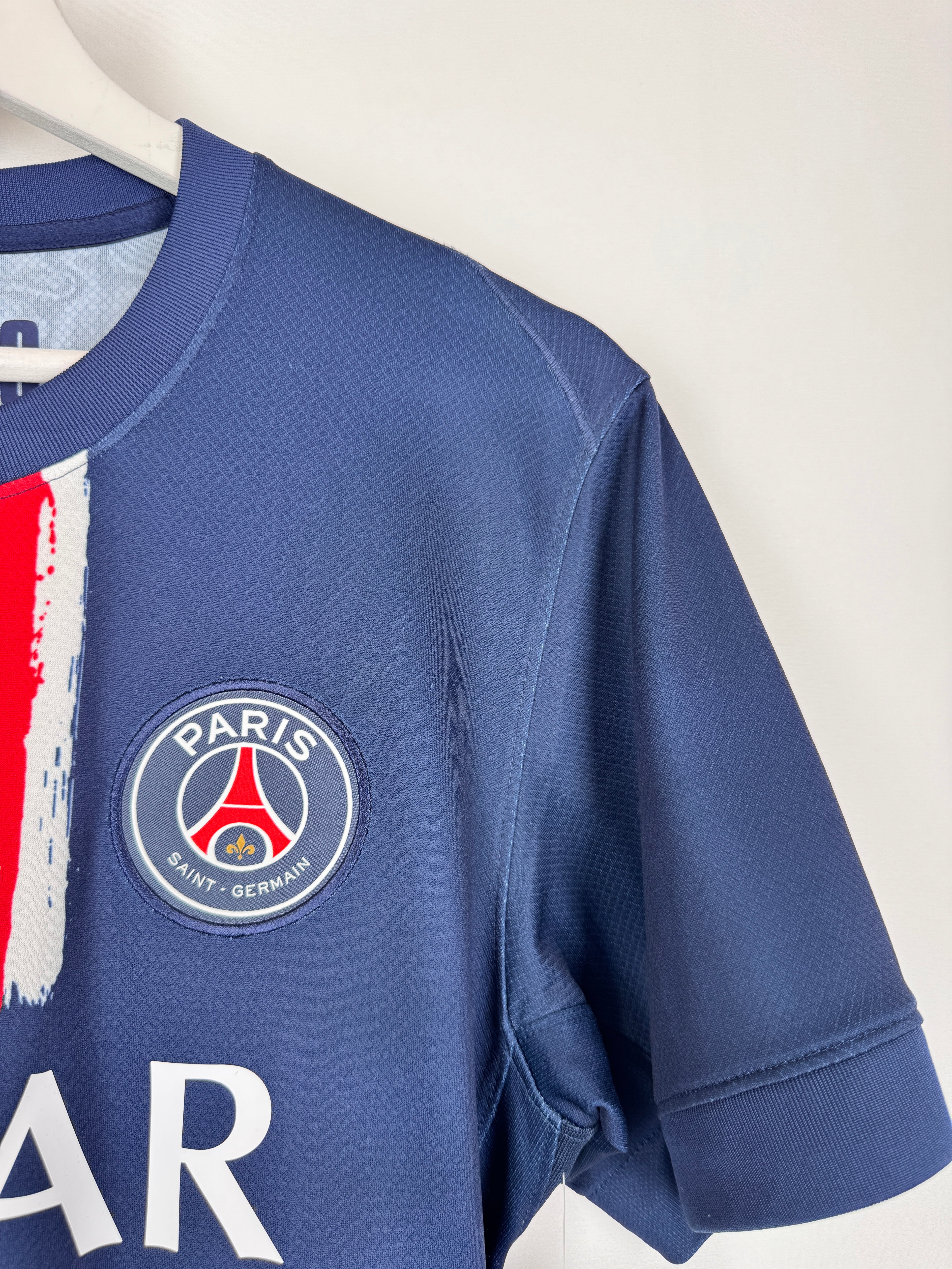PSG FOOTBALL JERSEY 1997/1998 HOME - NGOTTY #4 (S)