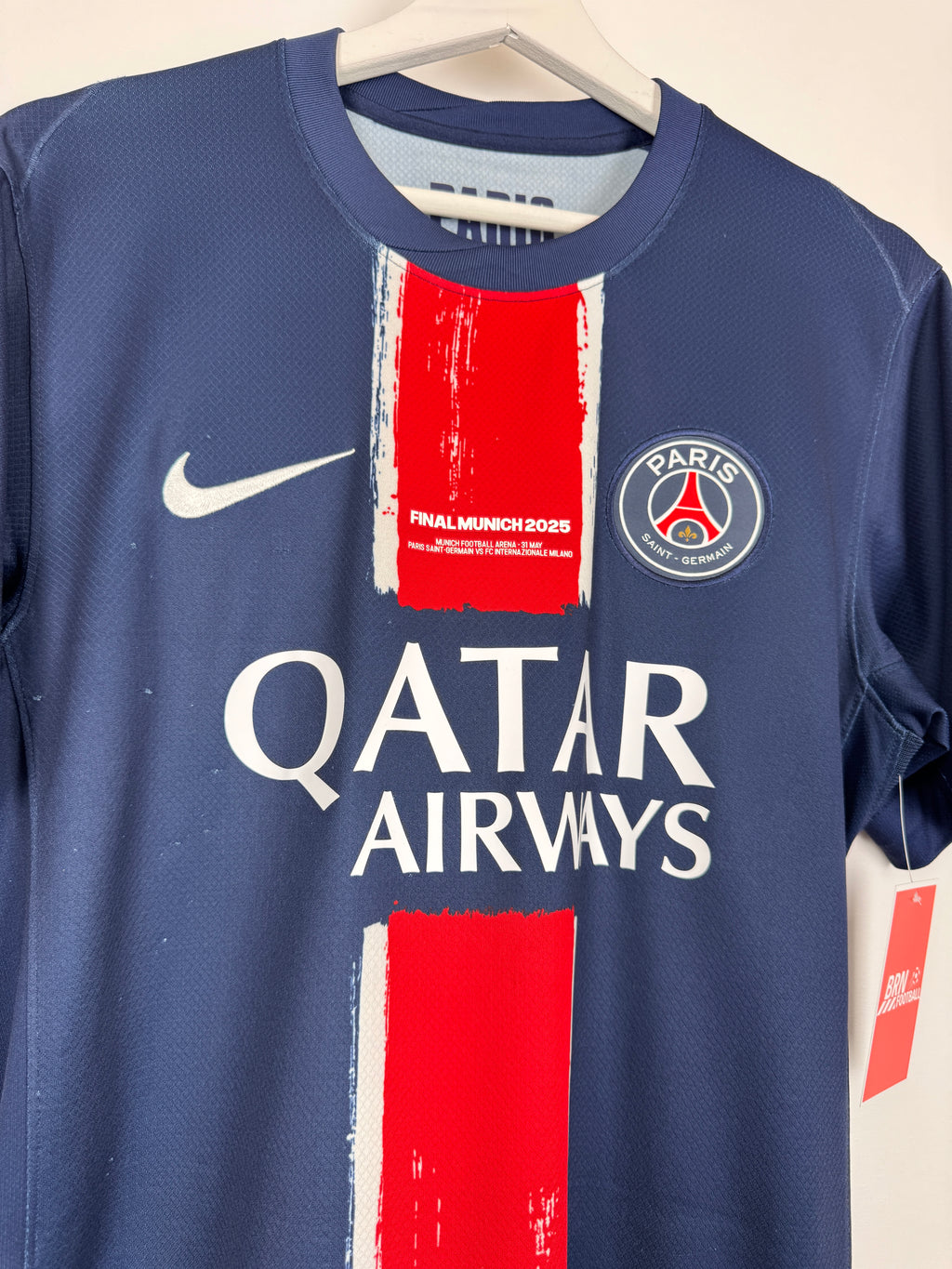 PSG FOOTBALL JERSEY 1997/1998 HOME - NGOTTY #4 (S)