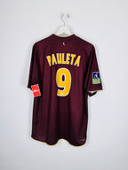 MAILLOT DE FOOTBALL PSG 2006/2007 EXTÉRIEUR - PAULETA #9 (XL)